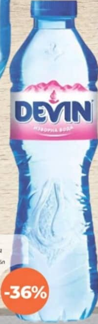 Devin Apă de izvor plată 0.5l
