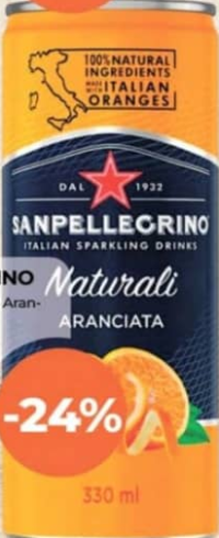 San Pellegrino Băutură carbogazoasă Aranciata 0.33l
