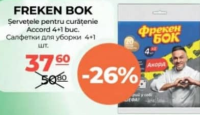Freken Bok Șervețele pentru curățenie Accord 4+1 buc.
