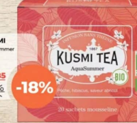 Kusmi Tea Ceai BIO Aquasummer 20buc*2g