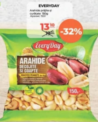 EveryDay Arahide prăjite și curățate 150g