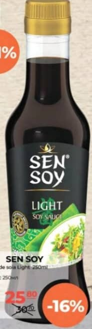 Sen Soy Sos de soia Light 250ml