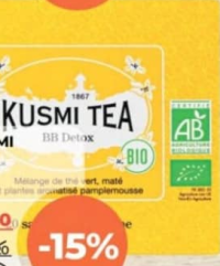 Kusmi Tea Ceai BB Detox 20buc*2g