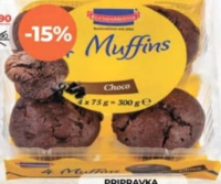 Kuchen Muffins cu ciocolată 4x75g