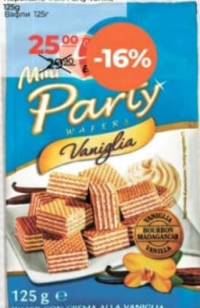 Lago Napolitane Mini Party Vanilla 125g