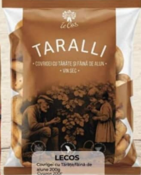 Lecos Taralli cu Tarate si Faina de Alune 200g