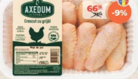 AXEDUM Aripi de pui refrigerate 900g