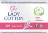 Lady Cotton Vată pe bețișoare 200 buc