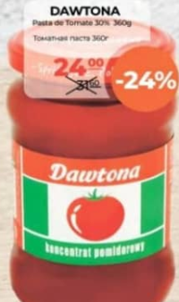 Dawtona Pastă de Tomate 30% 360g