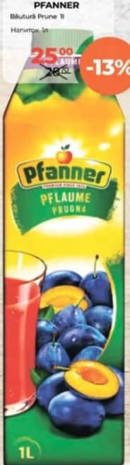 PFANNER Сливовый напиток 1л