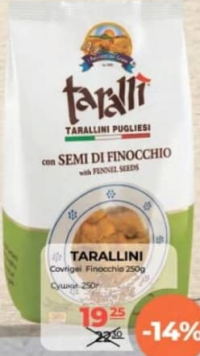 Taralli Apulia Tarallini Finocchio 250g