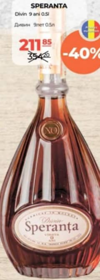 SPERANTA Divin 9 ani 0.5l