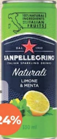 San Pellegrino Limonadă Limone & Menta 0.33l