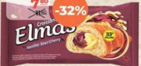 Elmas Croissant Vanilie și Vișine 80g