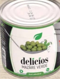 Delicios Mazăre verde 420g