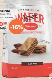 Cabrioni Napolitane Cacao 400g