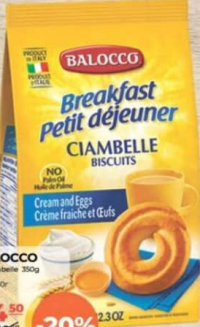 Balocco Biscuiți Ciambelle 350g