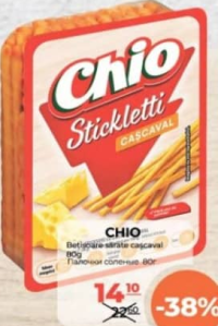 Chio Stickletti Cascaval 80g