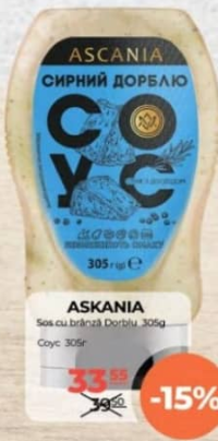 Ascania Sos cu brânză Dorblu 305g