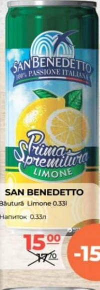 San Benedetto Băutură Limone 0.33l