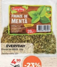 Everyday Frunze de menta 20g