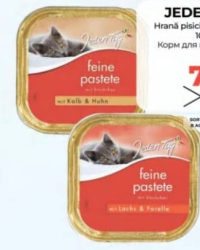 Jeden Tag Hrană pisici Pate vițel/pui 100g