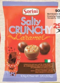 Sorini Шоколадные конфеты Salty Crunchy Caramel 105г