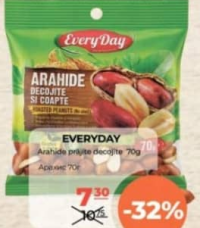 EveryDay Arahide decojite și coapte 70g