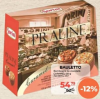 Sorini Bomboane de ciocolată BAULETTO CARAMEL 135g