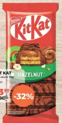 Nestle Kit Kat Ciocolată cu alune 99g