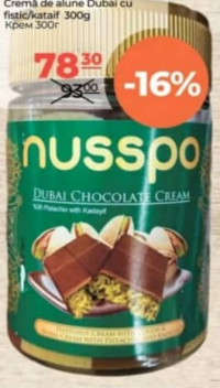 Nusspo Dubai Chocolate Cream 300g