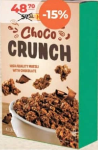 Hahne Müsli Choco Crunchy Granola 375g