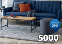 HARNDRUP CANAPEA EXTENSIBILĂ 3 locuri 210x85x100 cm