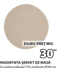 KUNGSMYNTA ȘERVET DE MASĂ Ø38 cm