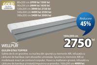 WELLPUR GULEN GT65 Топпер 160x200 см