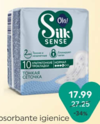 Ola! Silk Sense Absorbante igienice 10 buc