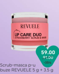 Revuele Lip Care Duo Scrub-masca p-u buze 5 g + 3.5 g