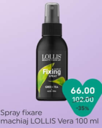 Lollis Vera Spray fixare machiaj 100 ml