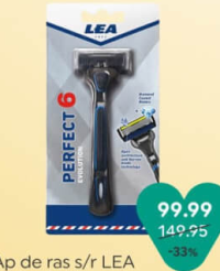 LEA Perfect 6 Бритвенный станок 1 шт + 1 запаска
