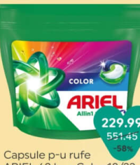 Ariel Capsule p-u rufe Color 60 buc 18/22 ml