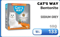 Cat's Way Bentonite Sodium Grey 10L