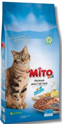 LA MITO MIX Hrană pentru pisici pui și pește 1kg
