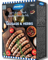 Smookies Biscuți Sausage & Herbs 200g