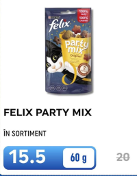 Felix Party Mix în sortiment 60g