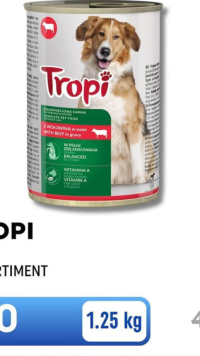 Tropi Hrană pentru câini în sortiment 1.25kg