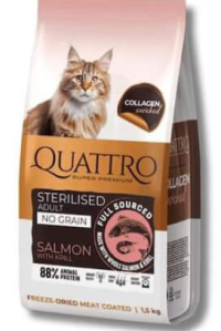 QUATTRO Super Premium Somon / Steril 1.5kg