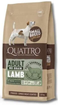 Quattro Super Premium Adult No Grain Miel / Mini 1.5 kg