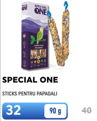 Special One Sticks Flower pentru papagali 90g