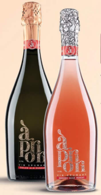 Apriori Wine Muscat Alb Dulce / Rosé Demisec Vin spumant 0.75L