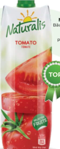 Naturalis Băutură / Nectar Mere/fructe de pădure Piersic/mango Tomate 1L